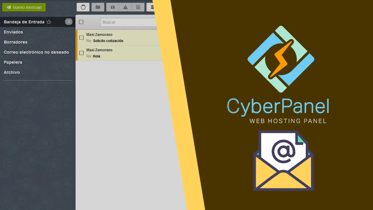 Configurar Correos corporativos en CyberPanel