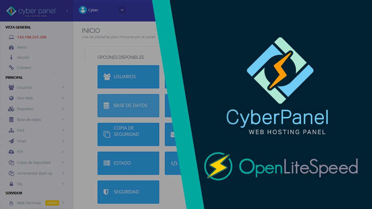 Instalar CyberPanel en CentOS 7